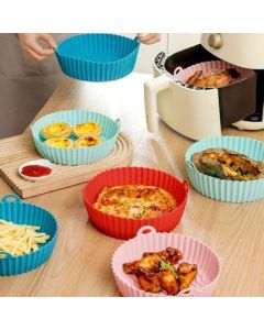 SÜTŐBETÉT AIR FRYER, SZILIKONOS KEREK, 20 CM