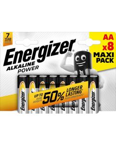 ELEM ENERGIZER, POWER, ALKÁLI CERUZA, AA B8, 8 DB/BLISZTER