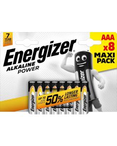 ELEM ENERGIZER, POWER, ALKÁLI CERUZA, AAA B8, 8 DB/BLISZTER