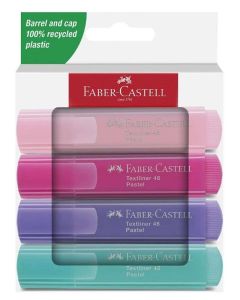 SZÖVEGKIEMELŐ FABER-CASTELL 1546, 4 DB-OS, PASZTELL
