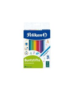 SZÍNES CERUZA, PELIKÁN, 36 DB-OS HATSZÖGLETŰ