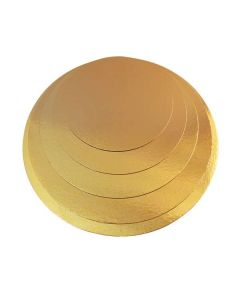 TORTAALÁTÉT, 26 CM/ÁTMÉRŐ, 10 DB/CSOMAG VASTAG, ARANY-FEKETE