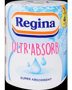 HÁZTARTÁSI PAPÍRTÖRLŐ, REGINA ULTRA'ABSORB 3 RÉTEGŰ, 220 LAP, 1 TEKERCS/CSOMAG