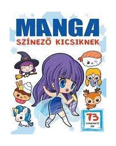 KÖNYV MANGA SZINEZŐ, KICSIKNEK