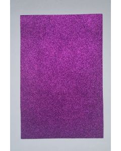DEKORGUMI GLITTERES A/4, 2 MM, LILA