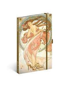 NOTESZ GUMIS, KEMÉNYTÁBLÁS, ALPHONSE M.- DANCE