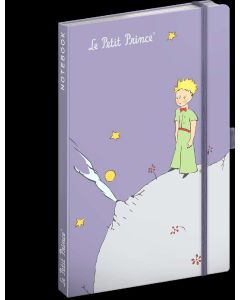 NOTESZ GUMIS VONALAS, KEMÉNYTÁBLÁS, 13X21, LE PETIT PRINCE