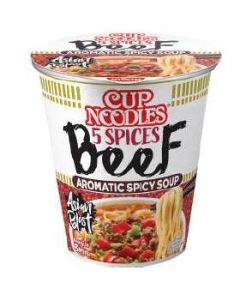 INSTANT TÉSZTAÉTELINSTANT TÉSZTAÉTEL, NISSIN CUP NOODLES, 66 G, FŰSZERES MARHA