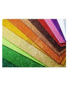 DEKORGUMI GLITTERES A/4, 2 MM, SÖTÉTKÉK