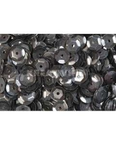 FLITTER KEREK 6 MM, FEKETE