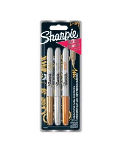FILCTOLL FINE MARKER SHARPIE, PERMENENT METÁL SET , 3 DB-OS
