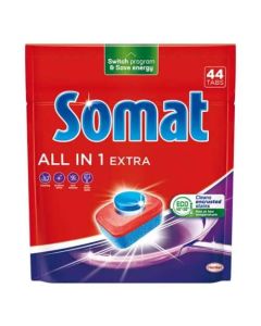 MOSOGATÓGÉP TABLETTA SOMAT, AII IN ONE EXTRA, 44 DB/DOBOZ, 4 IN 1