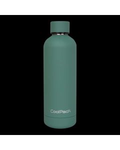 FÉMKULACS, THERMO, 500 ML, SÖTÉTZÖLD