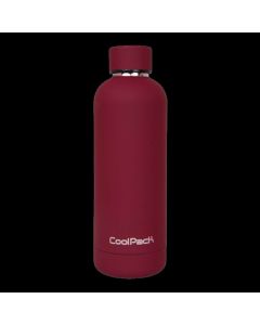 FÉMKULACS, THERMO, 500 ML, BORDÓ