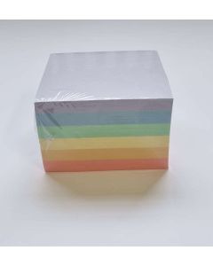 TÉPŐTÖMB 9,5*9,5 CM PASZTELL RAGASZTOTT, NYOMELL