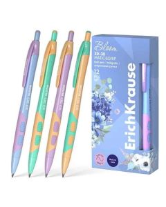 GOLYÓSTOLL ERICHKRAUSER, XR-30 MATIC&GRIP PASTEL BLOOM, 0,7 MM, NYOMÓGOMBOS, VEGYES, KÉK ÍRÁS