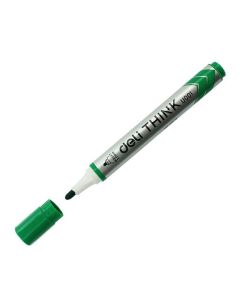 TÁBLA ÉS FLIPCHART MARKER DELI, 2-3 MM GÖMBÖLYŰ, ZÖLD