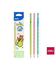 CERUZA JUNGOO, HÁROMSZÖGLETŰ, RADÍROS VÉGGEL, HB, ERGONOMIKUS TEST, NEON