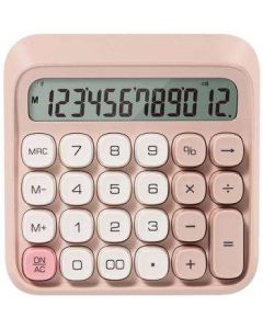 SZÁMOLÓGÉP DELI ASZTALI, 12 SZÁMJEGY, PINK