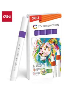 AKRILMARKER DELI, SZÍNKÓD: 51, PURPLE