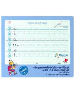FÜZET ÍRÁS GYAKORLÓ MEIXNER, 1.OSZTÁLYOS, A/4