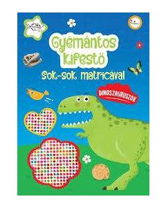 KÖNYV GYÉMÁNTOS KIFESTŐ, DINOSZAURUSZOK