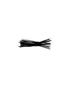 ZSENÍLIA DRÓT  30 CM, 6MM, 15DB/CS, FEKETE