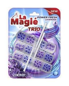 WC ÖBLÍTŐ RÚD, LA MAGIÉ POWER FRESH, 3X40G, LEVENDULA ILLATTAL