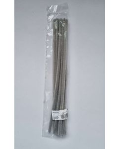 ZSENÍLIA DRÓT 30 CM, 9MM, 10DB/CS, SZÜRKE