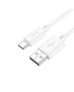 KÁBEL HACO, X 88 USB, A-TYPE-C 3A, 1M, FEHÉR