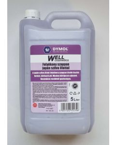 FOLYÉKONY KRÉMSZAPPAN WELL, 5000 ML, JAPÁN SZILVA