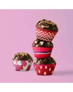 MUFFIN PAPÍR, SZÍV, 100 DB/CSOMAG