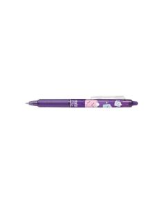 ROLLER TOLL PILOT FRIXION, TÖRÖLHETŐ CLICKER FANCY, 0,7 MM VIOLET, KÉK ÍRÁS