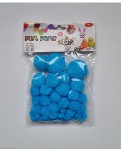 POM-PON, VEGYES MÉRET, 48 DB/CSOMAG, KÉK