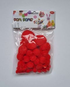 POM-PON, VEGYES MÉRET, 48 DB/CSOMAG, PIROS
