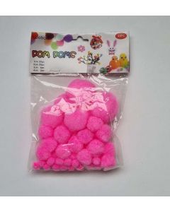 POM-PON, VEGYES MÉRET, 48 DB/CSOMAG, RÓZSASZÍN