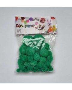 POM-PON, VEGYES MÉRET, 48 DB/CSOMAG, SÖTÉTZÖLD