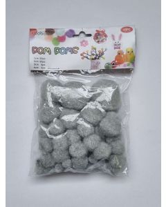 POM-PON, VEGYES MÉRET, 48 DB/CSOMAG, SZÜRKE