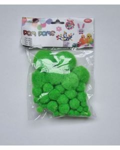 POM-PON, VEGYES MÉRET, 48 DB/CSOMAG, VILÁGOSZÖLD