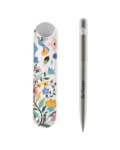 GOLYÓSTOLL BURGEON, ECO BŐR TOKKAL, 1,0 MM FEHÉR 412217, KÉK ÍRÁS