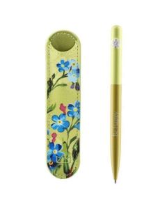 GOLYÓSTOLL BURGEON, ECO BŐR TOKKAL, 1,0 MM SÁRGA 412214, KÉK ÍRÁS