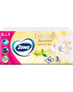 PAPÍRZSEBKENDŐ ZEWA, 3 RÉTEGŰ , 90 DB-OS, SPIRIT OF TEA