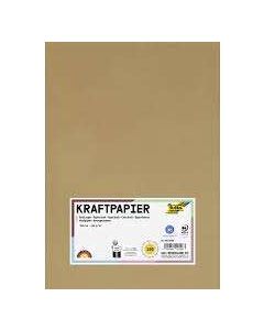 KRAFT PAPÍR FOLIA, A/4 "98", 120 GR 100 ÍV/CSOMAG (NEM BONTHATÓ), NATÚR SZÍNŰ
