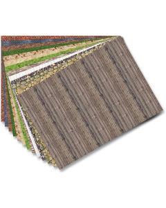 DEKORKARTON STRUCTURES FOLIA, 50×70 CM, 270G, 13 LAP VEGYESEN (NEM BONTHATÓ), MINTÁS