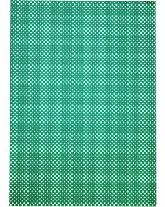 FOTÓKARTON FOLIA, 50X70 CM, 300 GR PÖTTYÖS, FEHÉR/ZÖLD