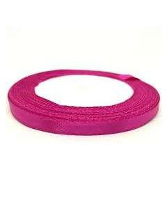 SZATÉN SZALAG, 6 MM-ES, KB.22 MÉTER, MAGENTA