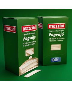 FOGVÁJÓ MAZZINI, EGYESÉVEL CSOMAGOLT, 1000 DB/DOBOZ