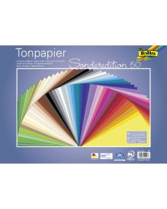 SZÍNES MÁSOLÓPAPÍR FOLIA, 50X70 CM 130GR, 50 ÍV/CSOMAG (NEM BONTHATÓ), KÜLÖNBÖZŐ SZÍNŰ