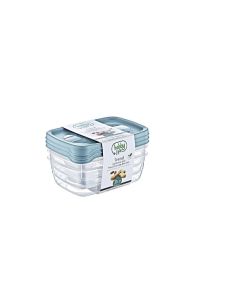 ÉTELTARTÓ SZETT HOBBY, 3X0,6 L, 021015