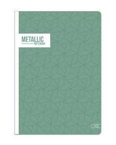 FÜZET A/5, VONALAS, METALLIC, 52 LAPOS